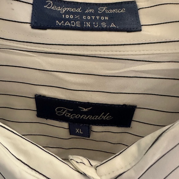 Faconnable women’s Black and White Striped Shirt - Picture 4 of 7